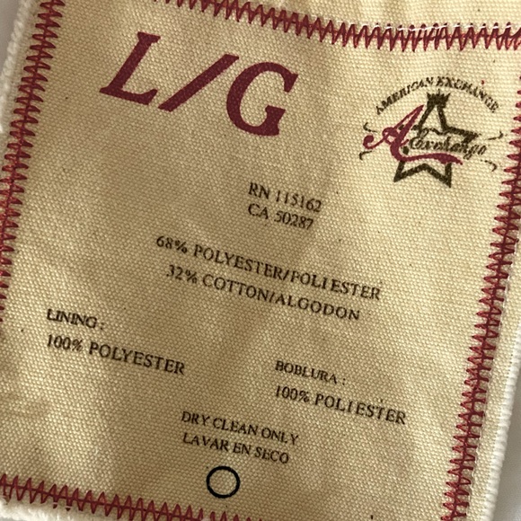 AMERICAN EXCHANGE Elegance Eloise Vintage Floral Brocade Ivory-Cream Blazer Sz L - Picture 5 of 6